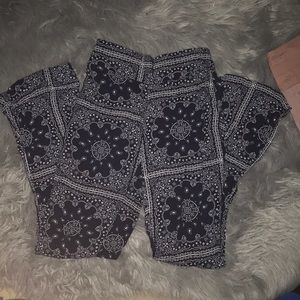 High waisted flare pants